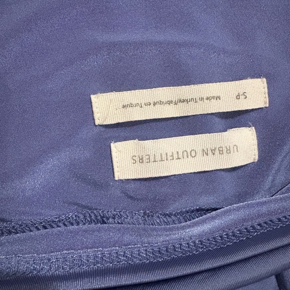 Urban Outfitters Halter Top 70s inspired Blue, Coquette girl, Top, Size Small - Picture 6 of 13